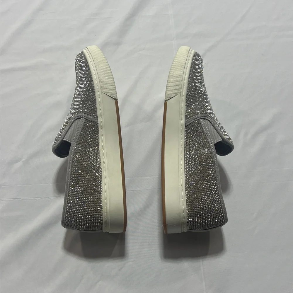 NWOB Steve Madden Coulter-R size 8.5 sparkle slip on shoes - Picture 3 of 7